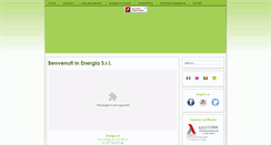 Desktop Screenshot of energiasrl.it